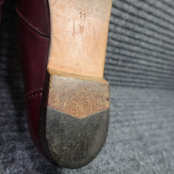 Bragano Shoes Mens 11 N Burgandy Leather Loafters Dress Shoes 2658 main image 4